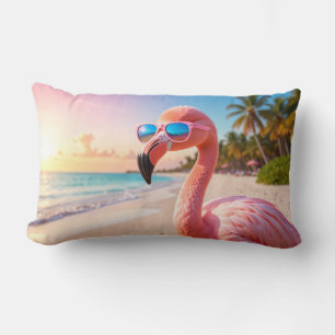 PINK THINKER Flamingo Pink Lumbar Cushion