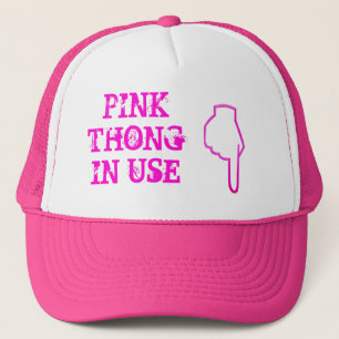 PINK THONG IN USE (Hat) Trucker Hat