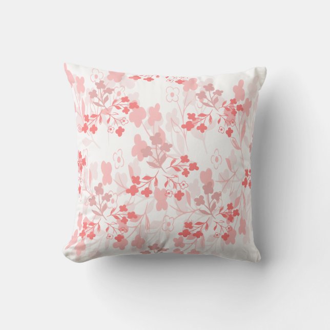 Pink Throw Pillow (Front)