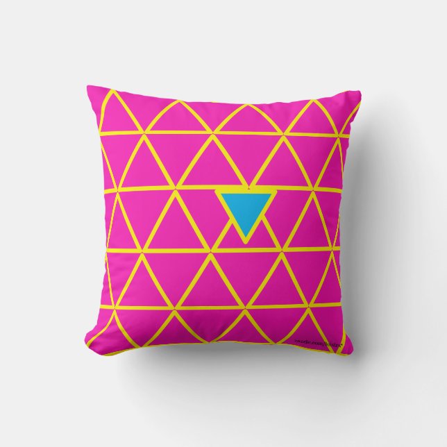 Pink Throw Pillow (Front)