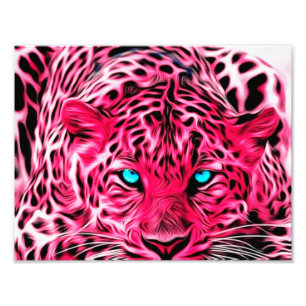 Pink Tiger Photo Print