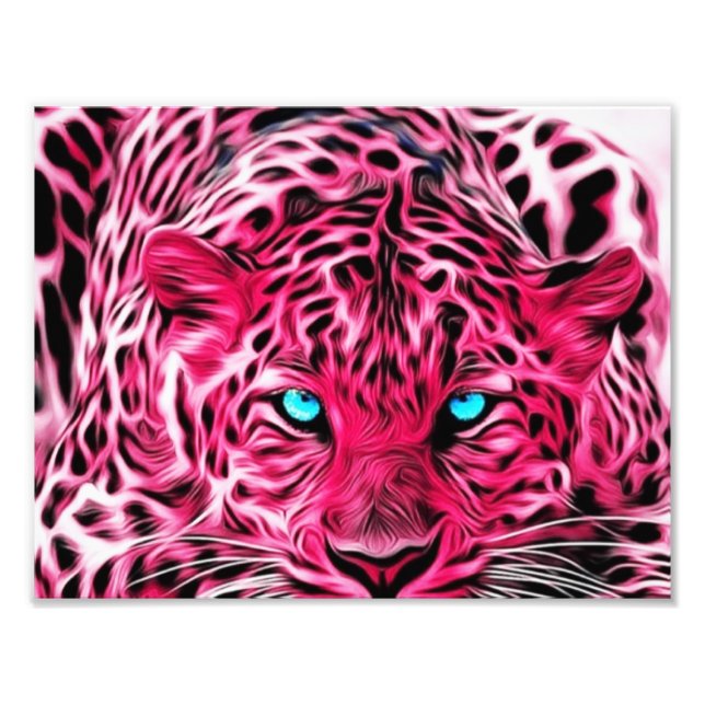 Pink Tiger Photo Print (Front)
