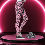 Pink Tiger Print  Leggings<br><div class="desc">Pink leopard print leggings are a bold and fashionable choice with a vivid light Pink background and an intricate leopard print pattern. The unique combination of the striking Pink colour and the classic leopard print creates a captivating fusion of modern and animalistic aesthetics. These leggings are versatile, suitable for both...</div>