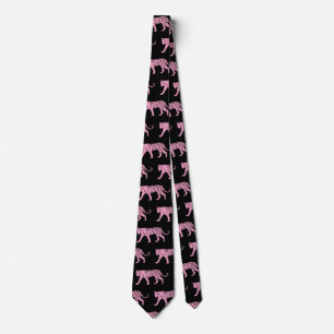 Pink Tiger Tie