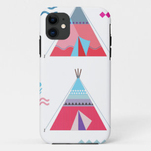 pink tipi iPhone 11 case