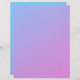 Pink to Blue Ombre Recycled Craft Paper