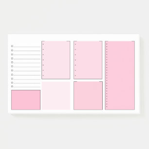 Pink to do list Post-it® Notes