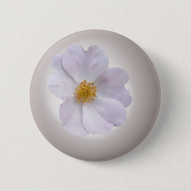 pink to purple 6 cm round badge (Front)