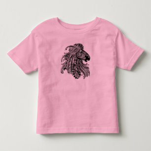 Pink Toddler Long Sleeve Shirt with Horse Design