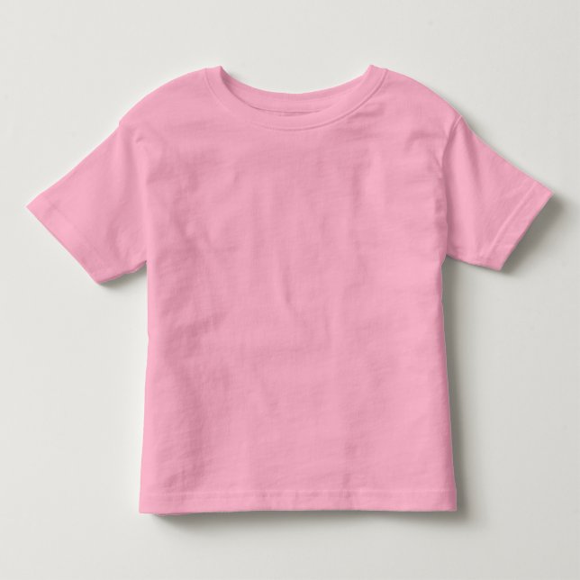 Pink Toddler | Sports Jersey T-Shirt (Front)