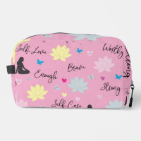 Pink Toiletry Bag Mental Health Design