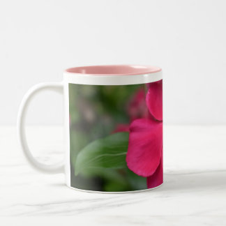 Pink toned flower coffee mug