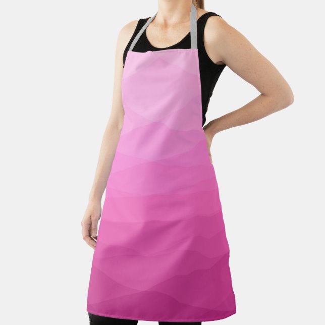 Pink Tones Polygonal Apron (Insitu)