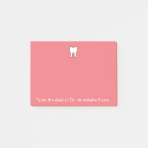 Pink Tooth Personalize Post-it Notes