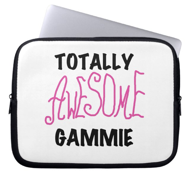 Pink Totally Awesome Gammie Gifts Laptop Sleeve (Front)