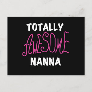 Pink Totally Awesome Nanna T-shirts and Gifts Postcard