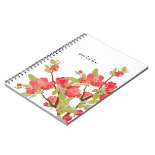 Pink Tree Blossoms Notebook