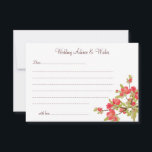 Pink Tree Blossoms Wedding Advice & Wishes Cards<br><div class="desc">Simple and elegant Pink Tree Blossoms Wedding Advice and Wishes Cards.</div>