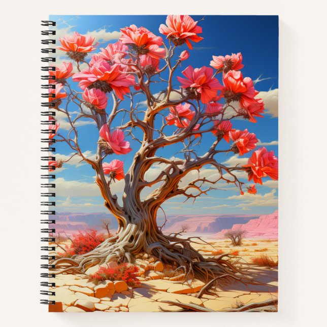 Pink Tree Notebook (Front)