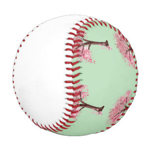 Pink Trees Pattern Sport Baseball