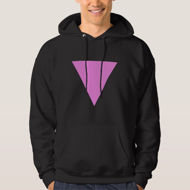 Pink Triangle Hoodie (Front)