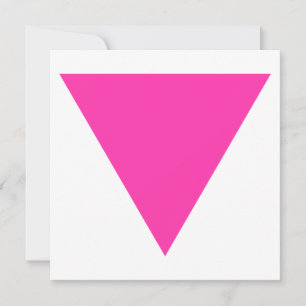 pink triangle invitation