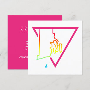 pink triangle rhode island invitation