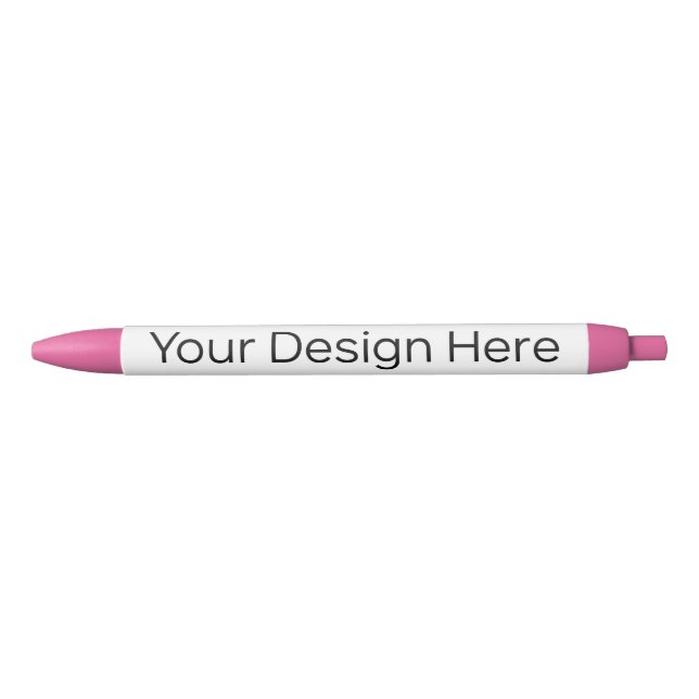 Pink Trim Pen with Black Ink (Front)