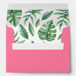 Pink Tropical Envelope