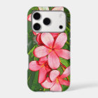 Pink Tropical Frangipani Art