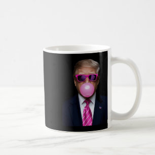 Pink Trump Bubble Gum Shirt 2024 Vote President Fu Coffee Mug