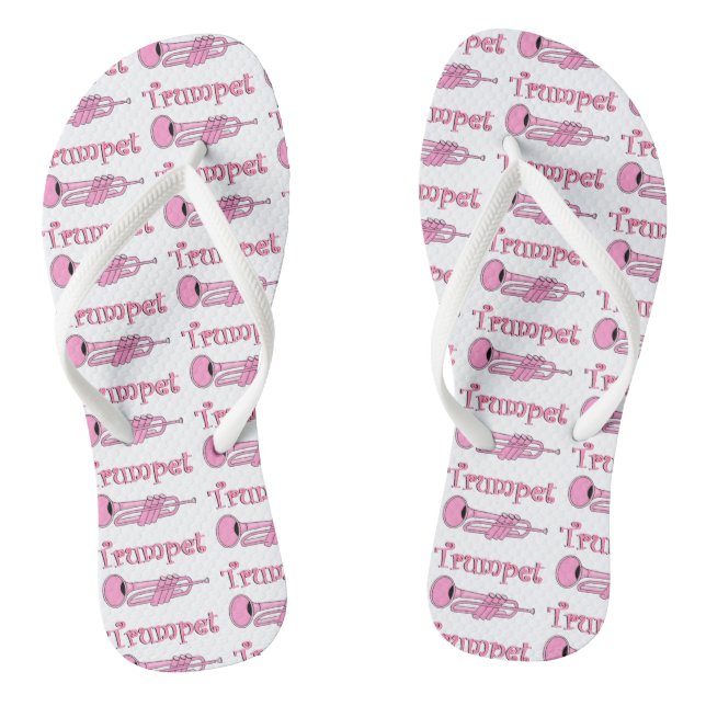Pink Trumpet Thongs (Footbed)