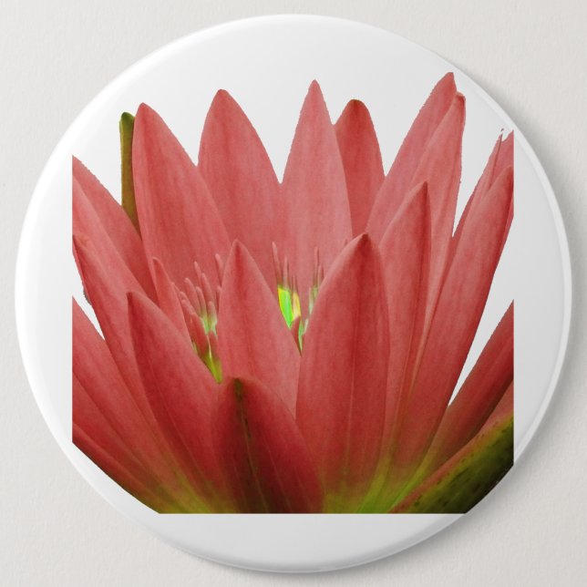 Pink Tulip 6 Cm Round Badge (Front)