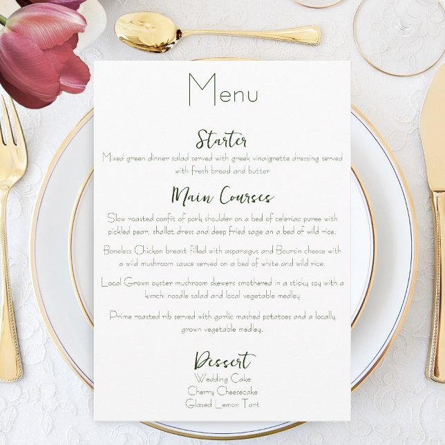 Pink Tulip Floral Menu (Creator Uploaded)