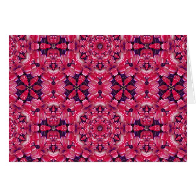 Pink Tulip Kaleidoscope (Front Horizontal)