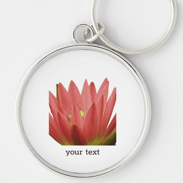 Pink Tulip Key Ring (Front)