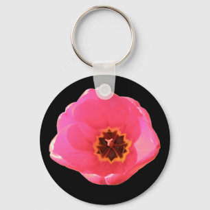 Pink Tulip Keychain
