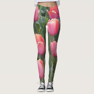 Pink Tulip Leggings
