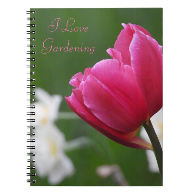 Pink Tulip Notebook (Front)