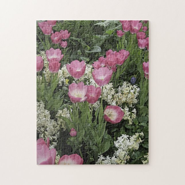 Pink Tulip Puzzle (Vertical)