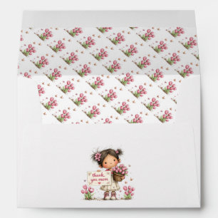 Pink Tulip “Thank You Mum” Envelope 