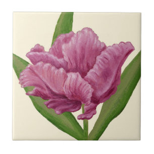Pink Tulip tile