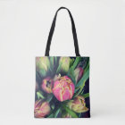 Pink Tulip Tote Bag
