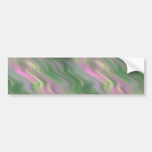 Pink Tulip Wavy Texture Bumper Sticker