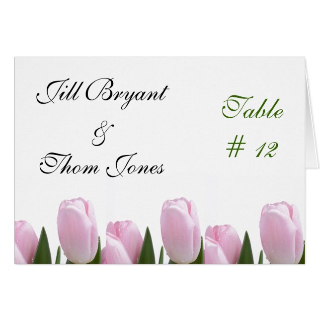 Pink Tulip Wedding (Front Horizontal)