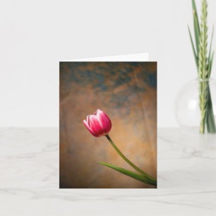 Pink Tulip with a Twist Card