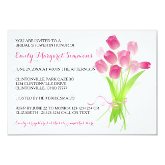 tulip wedding invitations