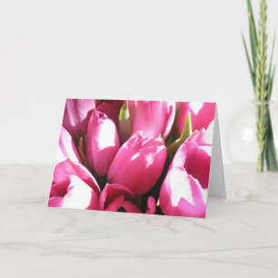 Pink Tulips Card