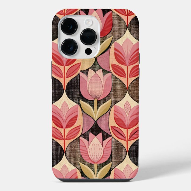 Pink Tulips iPhone Case (Back)