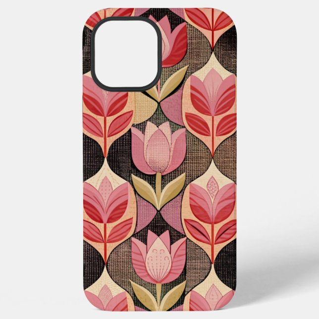 Pink Tulips iPhone Case (Back)